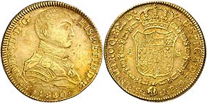 1810. Fernando VII. Lima. JP. 8 escudos. ... 