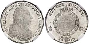 1803. Suecia. Gustavo IV Adolfo. OL. 1/6 ... 