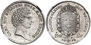 1833/1. Suecia. Carlos XIV. CB. 1/12 ... 