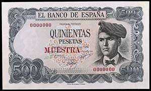 1971. 500 pesetas. (Ed. D74m) (Ed. 473M). 23 ... 