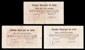 Jalón (Alicante). Consejo Municipal. 25, 50 ... 