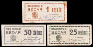Bédar (Almería). Consejo Municipal. 25, 50 ... 