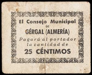 Gérgal (Almería). Consejo Municipal. 25 ... 
