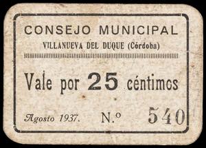 Villanueva del Duque (Córdoba). Consejo ... 