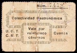 Cuenca (Cuenca). Colectividad Gastronómica ... 