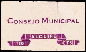 Alquife (Granada). Consejo Municipal. 50 ... 