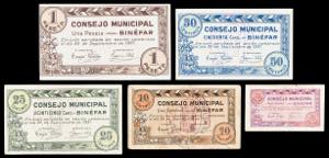 Binéfar (Huesca). Consejo Municipal. 5, 10, ... 