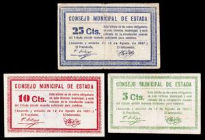 Estada (Huesca). Consejo Municipal. 5, 10 y ... 