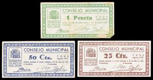 Fonz (Huesca). Consejo Municipal. 25, 50 ... 