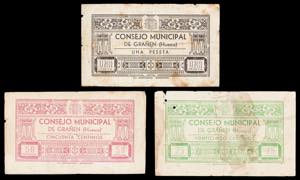 Grañén (Huesca). Consejo Municipal. 25, 50 ... 