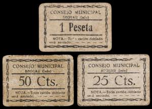Begíjar (Jaén). Consejo Municipal. 25, 50 ... 