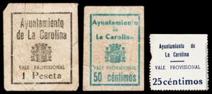 La Carolina (Jaén). Ayuntamiento. 25, 50 ... 