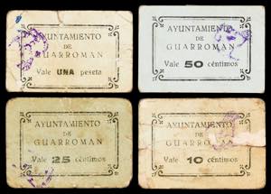 Guarromán (Jaén). Ayuntamiento. 10, 25, 50 ... 