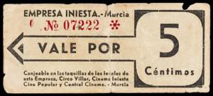 Murcia (Murcia). Empresa Iniesta (Cines). 5 ... 