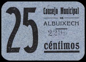 Albuixech (Valencia). Consejo Municipal. 25 ... 