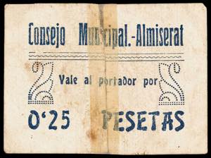 Almiserat (Valencia). Consejo Municipal. 25 ... 
