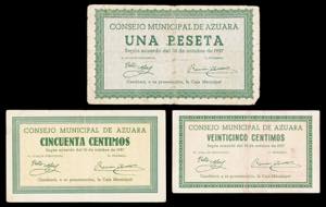 Azuara (Zaragoza). Consejo Municipal. 25, 50 ... 