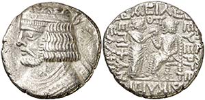 (57-58 d.C.). Imperio Parto. Vardanes II ... 