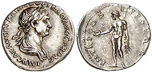 (116 d.C.). Trajano. Denario. (Spink 3149) ... 