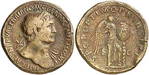 (106 d.C.). Trajano. Sestercio. (Spink 3201) ... 