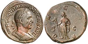 (250-251 d.C.). Trajano Decio. Sestercio. ... 