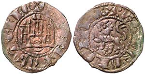 Fernando IV (1295-1312). Cuenca. Dinero. ... 