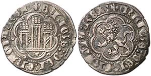 Enrique III (1390-1406). Toledo. Blanca. ... 