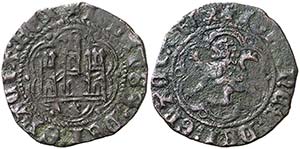 Juan II (1406-1454). Coruña. Blanca. (AB. ... 
