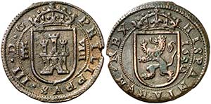 1620. Felipe III. Segovia. 8 maravedís. ... 
