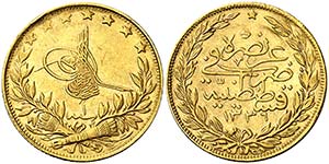 Año 1 (1918). Turquía. Mohammed VI. ... 