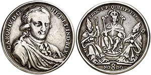 1789. Carlos IV. Sevilla. Medalla de ... 