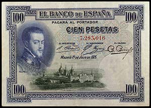 1925. 100 pesetas. (Ed. B107) (Ed. 323). 1 ... 