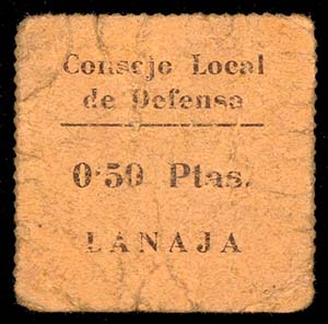 Lanaja (Huesca). Consejo Local de Defensa. ... 