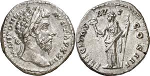 (169 d.C.). Marco Aurelio. Denario. (Spink ... 
