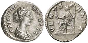 (180-182 d.C.). Crispina. Denario. (Spink ... 