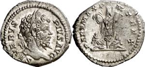 (202 d.C.). Septimio Severo. Denario. (Spink ... 