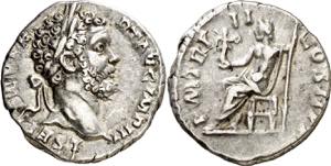 (194 d.C.). Septimio Severo. Denario. ... 