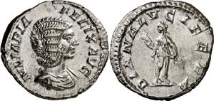 (214 d.C.). Julia Domna. Denario. (Spink ... 