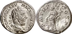 (218 d.C.). Macrino. Denario. (Spink 7340) ... 