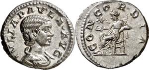 (220 d.C.). Julia Paula. Denario. (Spink ... 