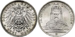 Alemania. Sajonia. 1913. Federico Augusto ... 