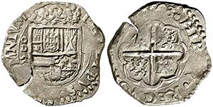1596/5. Felipe II. Valladolid. D. 1 real. ... 
