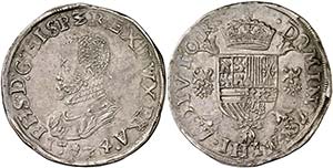 1574. Felipe II. Amberes. 1 escudo Felipe. ... 