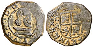 1661. Felipe IV. Cuenca. . 8 maravedís. ... 