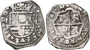 1644. Felipe IV.  (Madrid). B. 8 reales. ... 