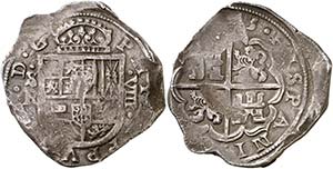 (163)5. Felipe IV. Sevilla. R. 8 reales. ... 
