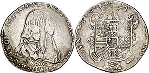 16666 (sic). Carlos II. Milán. 1 felipe. ... 