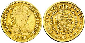 1788. Carlos III. México. FM. 1 escudo. ... 