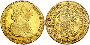 1788. Carlos III. Madrid. M. 2 escudos. ... 