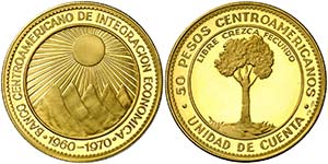 1970. Centro-América. 50 pesos. (Fr. 1) ... 